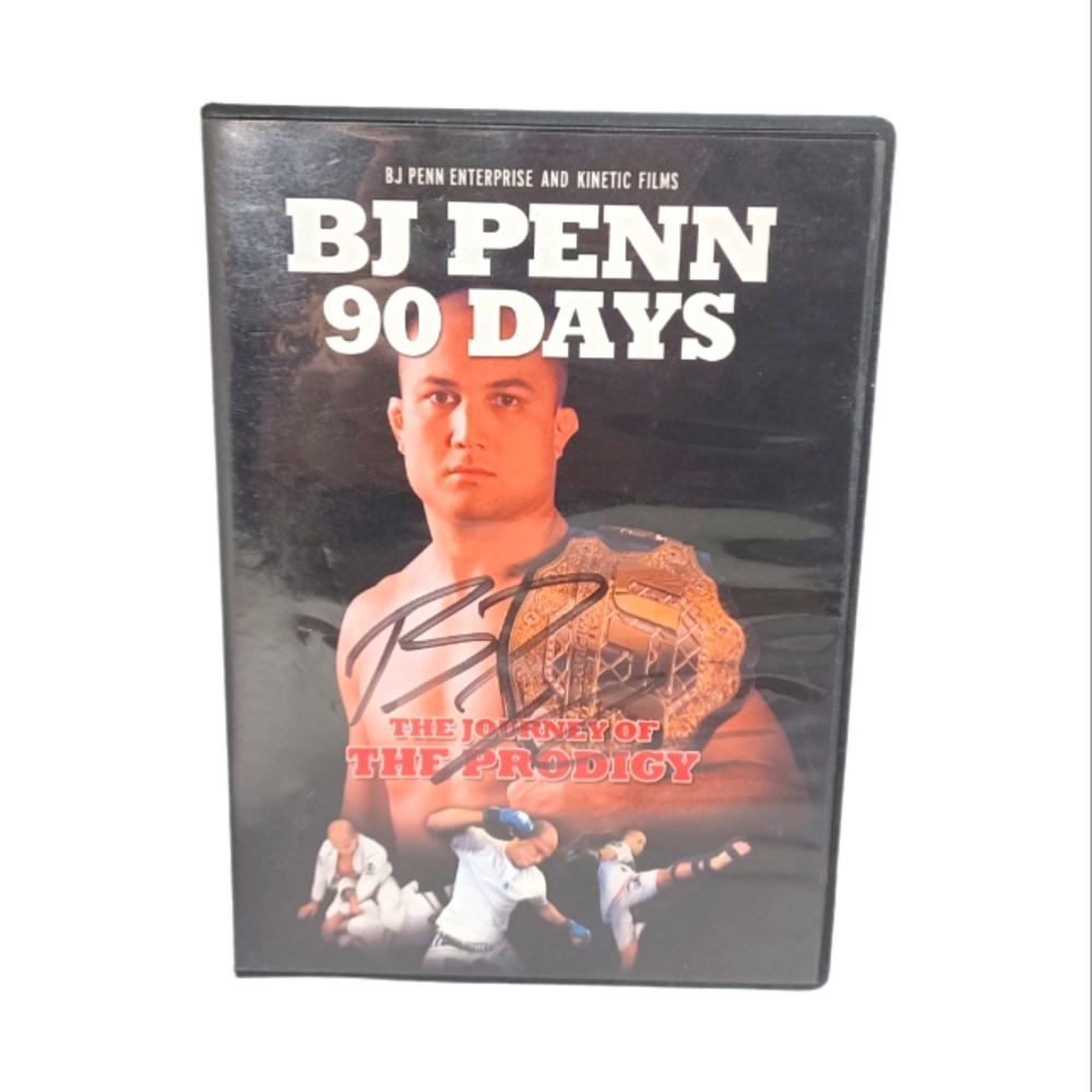 BJ Penn: 90 Days (DVD, 2009) Signed Autograph Signature